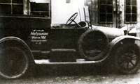 Erstes Rudolf Holzmann Firmenauto